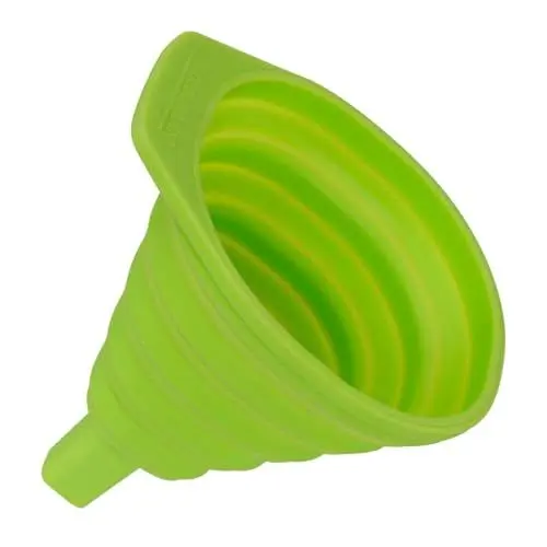 Produktbild: Fackelmann Food&More Trichter, faltbar, Silikon, Grün, Ø8,5x3,5-10cm