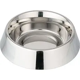 Produktbild: Fackelmann Tierfutternapf CAT&DOG, Futternapf aus Edelstahl, Fressnapf mit Anti-Rutsch-Fläche (Farbe: Silber), Menge: 1 Stück
