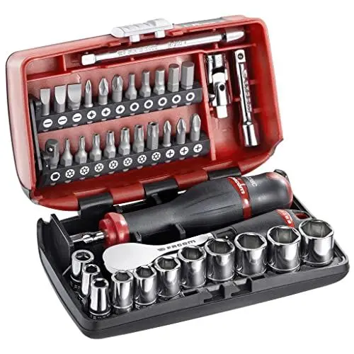 Produktbild: Facom HP Ratchet Box+1/4 6 - Seiten Sockets - R.181NanOPB