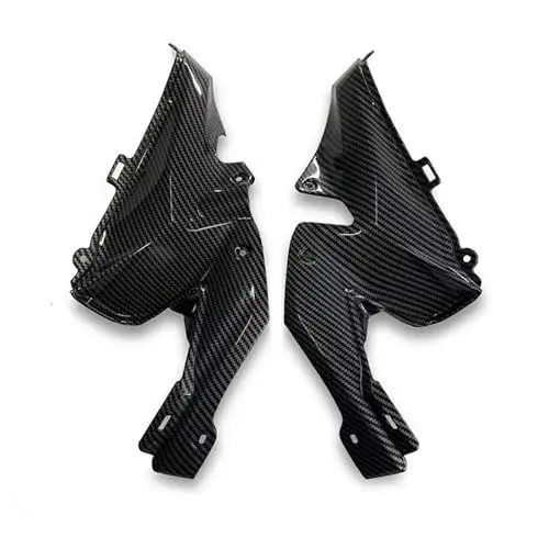 Produktbild: FACSER Motorrad Seitenspoiler Für Kawasaki Für Z900 Z 900 2020-2023 Schlüsselschalterabdeckung Verbindungsplatte Innenfutterplatte Motorradverkleidungen Zubehör Frontverkleidung(C-Carbon Look)