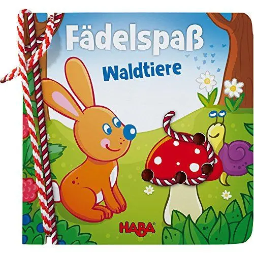 Produktbild: Fädelbuch – Fädelspaß: Waldtiere