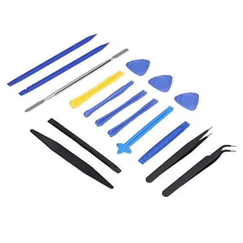 Produktbild: Fafeicy 16-teiliges Reparatur-Schraubendreher-Set, Elektronik-Reparatur-Werkzeugsatz, Handy-Hebelwerkzeug für Computer, Telefon, Kamera, Uhr, Spielkonsole, Brecheisen