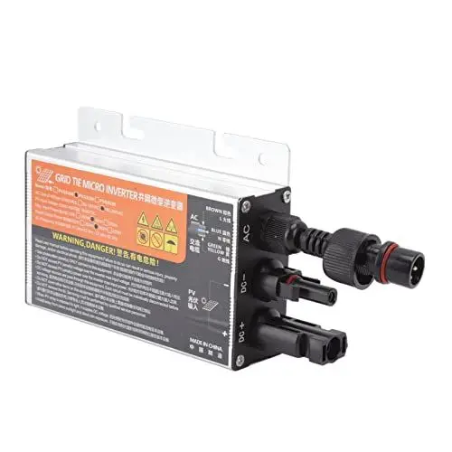 Produktbild: Fafeicy IP55 Solar Micro Inverter Grid Tie, 18‑60 V Aluminiumlegierung Grid Tie Micro Inverter, mit Schutzfunktionen, für Erzeugungssysteme AC220V(300 W)