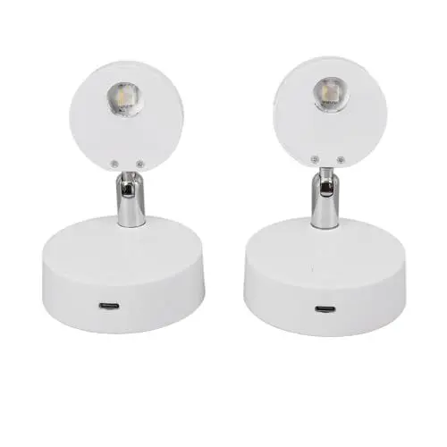 Produktbild: Fafeicy LED-Strahler, LED-Strahler, Akzentlichter, RGB-Innenschrank-Bilderleuchten, 13-farbige Mini-Vitrinenleuchte, Dimmbare RGB-drehbare Wandleuchte, Strahler