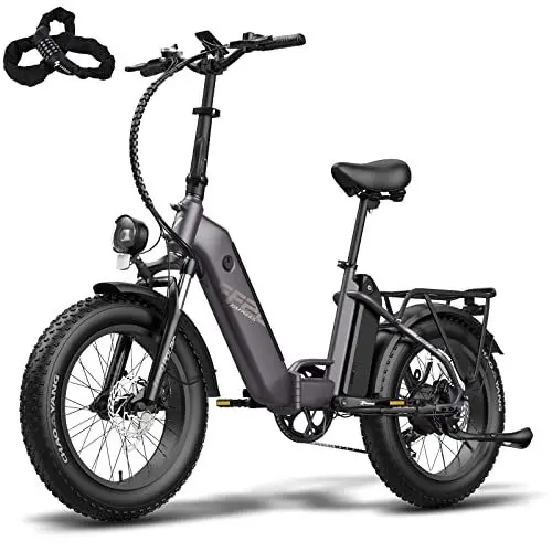 Produktbild: Fafrees FF20 Polar E Bike Damen Klappbar mit 10,4Ah/499,2Wh*2 Akkus bis 160KM, ( Offiziell ) Fatbike E-Bike Herren Elektrofahrrad 20