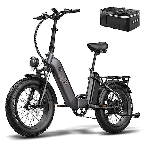Produktbild: Fafrees FF20 Polar Klapprad E-Bike Fatbike für Erwachsene500W ( Offiziell ) 48V 10,4Ah*2 Akkus, Herren E Bike Damen 65 N.m, Elektrofahrräder Gehhilfe, Klapp Ebike 20 Zoll 150kg, E Mountainbike 45km/h