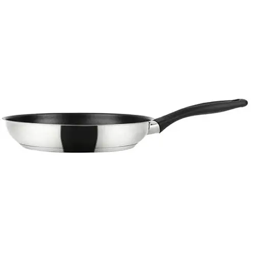 Produktbild: Fagor Enara Bratpfanne Induktion 20 cm, Edelstahl, Antihaftbeschichtetes Ökologisches XYLAN PLUS ohne PFOA, 3-Schicht-Diffusorboden, Geeignet für Alle Herdarten, Glaskeramik, Gas, Geschirrspüler