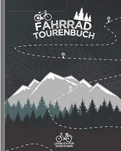 Produktbild: FAHRRAD TOURENBUCH ● Logbuch für Radfahrer: Platz für 50 Touren ● 150 Seiten