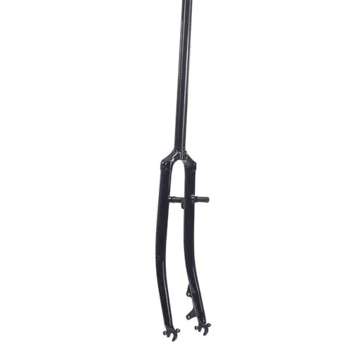 Produktbild: Fahrrad Gabel Stahl Rennrad 700C Starrgabel 1 Zoll 25,4 mm Disc V Bremse Gewindelose Chrom Rennradgabeln Classic Fahrradgabeln
