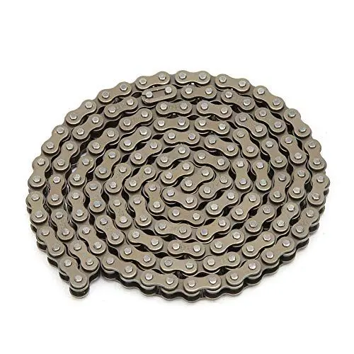 Produktbild: Fahrrad Kette, Fydun Antriebskette 25H 158 Links Chain 49 cm Rostfreier Stahl Rollenkette für 47ccm 49ccm Pocket Bike Mini Quad ATV Roller