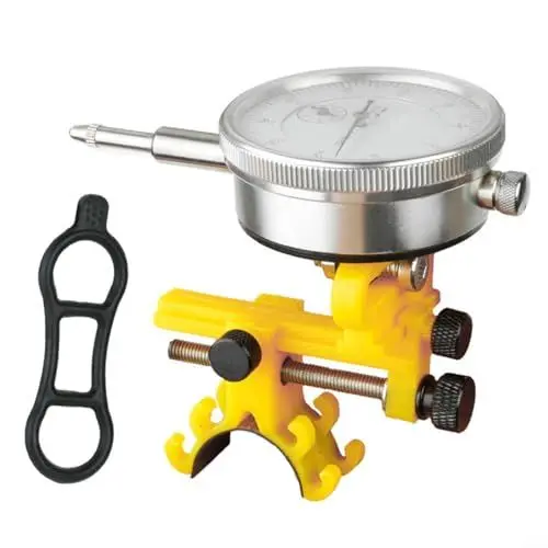 Produktbild: CNANRNANC Bike Rims Adjustment Tool Fahrrad Rad Zentrierständer Fahrrad Felgen Einstellwerkzeuge Prozentanzeige MTB Bike Wheel Repair Tool(BT110A Gelb), 2385496756