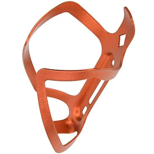 Produktbild: Keenso Aluminium Fahrrad Trinkflaschenhalter - Flaschensichere Halterung für Rennrad, Mountainbike, Faltrad (Orange)