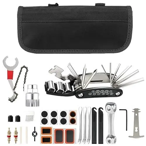 Produktbild: Fahrrad Werkzeug Set, Fahrrad Reparatur Set 16-in-1 Werkzeuge für Fahrrad-Multitool Kit Multifunktionswerkzeug Fahrradwerkzeug Tool, Reparatursatz für Mountainbike und Rennrad Camping Travel