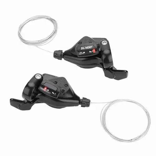 Produktbild: Fahrradbremshebel-Schalthebel, Bremskombinations-Fahrradschalthebel, 3x7 8 9-Gang-Schalthebel, Mountainbike-Schalthebel und links-rechts-Bremshebelsatz für Mountainbike-Falträder (3*9 Geschwindigkeit)