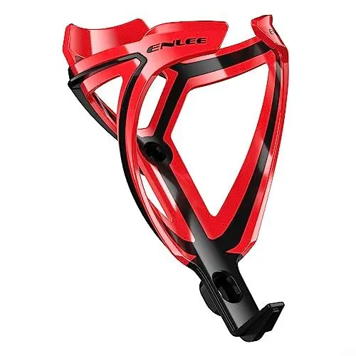 Produktbild: Fahrrad-Flaschenhalter, Rennrad, Mountainbike-Flaschenhalter, Getränkehalter mit leichtem Design, Fiberglas-Getränkehalter, Rot