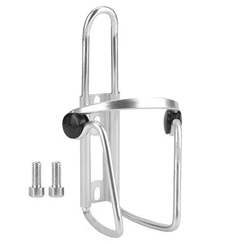 Produktbild: equlup Fahrradflaschenhalter, Fahrradkessel, Getränkehalter, Aluminiumlegierung, Fahrrad-Wasserflaschenhalter, Fahrrad-Umrüstständer, Fahrradzubehör für Mountainbike, Rennrad (Silber)