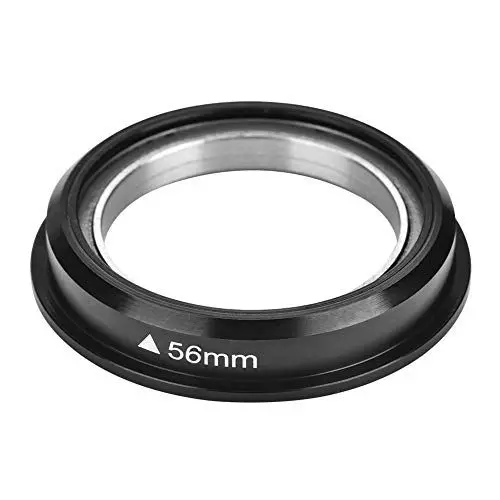 Produktbild: Drfeify Fahrrad-Headset, Abgedichtete Stahllager, Fahrrad-Lager-Headset aus Aluminiumlegierung für 28, 6 Mm Standard-Gabel mit Geradem Rohr oder 1, 5 Standardkegel (Schwarz 44-56 mm