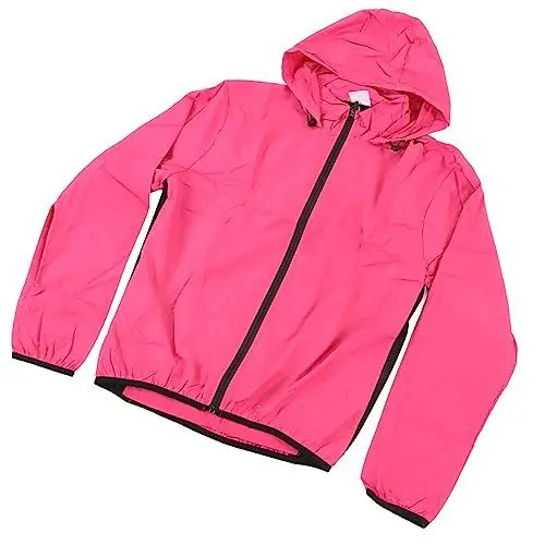 Produktbild: Fahrradjacke, Wasserdichte Langarm-Wanderjacke mit Kapuze für Bergsteigen (M)