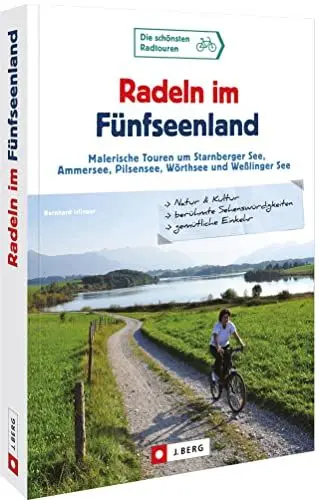 Produktbild: Fahrradkarte Bayern – Radeln im Fünfseenland: Malerische Touren um Starnberger See, Ammersee, Pilsensee, Wörthsee und Weßlinger See