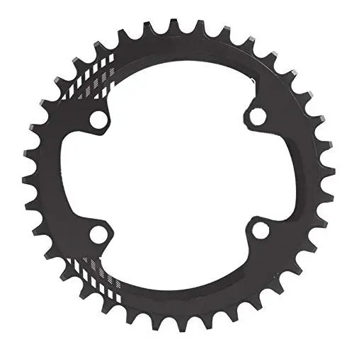 Produktbild: Fahrradkettenblatt, BCD 96MM schmal breit 32T 36T 38T Kettenblatt Einzelkettenblatt für M6000 M7000 M8000(36T-Schwarz)