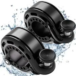 Produktbild: Fahrradklingel, Innovative Aluminiumlegierung 110dB Klingel laut Mini Klingel Fahrrad, 2024 Neue Aufrüstung Fahrradhupe Fahrradglocke für Bike MTB Mountainbike, 22-31.8 mm Lenker