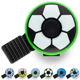 Produktbild: Fahrradklingel Kinder - Fahrradklingel Fußball - Fahrradklingel Kinder Jungen - Klingel Fahrrad Kinder, Klingel Kinderfahrrad, Kinder Fahrradklingel, Fahrradklingel lustig