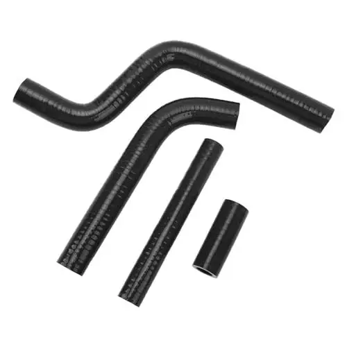 Produktbild: Fahrrad-Kühlmittelschlauch, Motorrad-Kühlmittelschlauch, Hohe Festigkeit, Gute Abdichtung, Stabiler Betrieb, Langlebig, Hochtemperaturbeständig, YZ125 1996–2001 (BLACK)