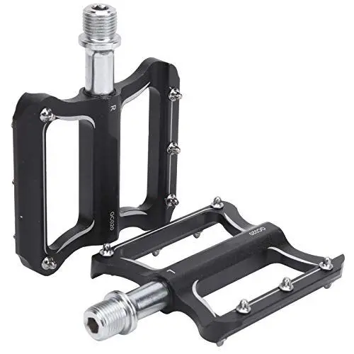 Produktbild: Fahrradpedal, Fahrradlagerpedale rutschfeste Aluminiumfußstütze Pedal Ersatz für Klappfahrrad Mountainbike Fahrrad Ersatzteile