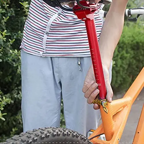 Produktbild: Fahrradsattelstütze, 25,4 X 300 Mm, Aluminiumlegierung, Mountainbike, Stoßfest, für Mountainbikes und Rennräder (Rot)