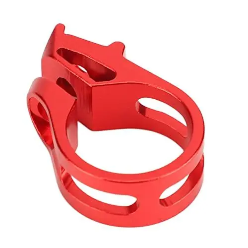 Produktbild: Tihebeyan Fahrrad-Schalthebelklemme, Fahrradklemme aus Aluminiumlegierung, für Fahrrad-Trigger-Klemme, Fahrrad-Schalthebel-Klemme, Fahrrad-Schalthebel-Trigger-Klemme, Arbeitsständer (Rot)