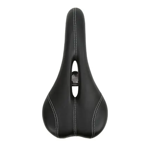 Produktbild: Fahrradsitz Gel Weicher Fahrradsattel Komfort Memory Foam Fahrradsitzkissen Hohler atmungsaktiver Fahrradsitz Kompatibel mit stationären Heimfahrrädern für den Heimgebrauch