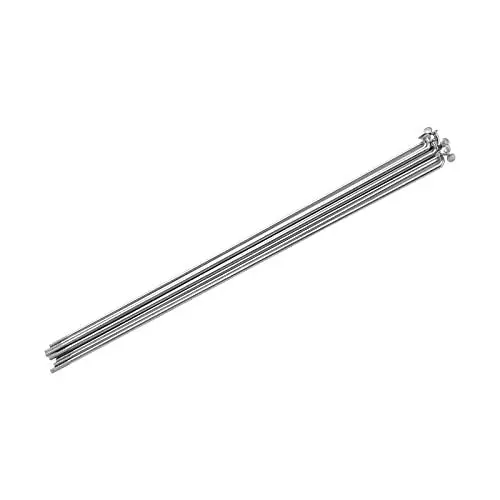 Produktbild: J Bend Fahrradspeichen, Professionelle J-förmige 14G-Fahrradspeichen aus Edelstahl für Mountain Road-Fahrräder (193 mm)