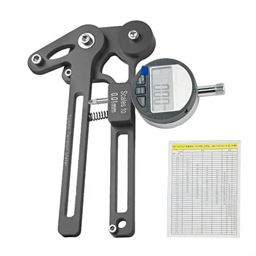 Produktbild: Fahrrad-Speichenspanner, Radherstellungswerkzeug, Drahtspannung (schwarze elektronische Uhr)