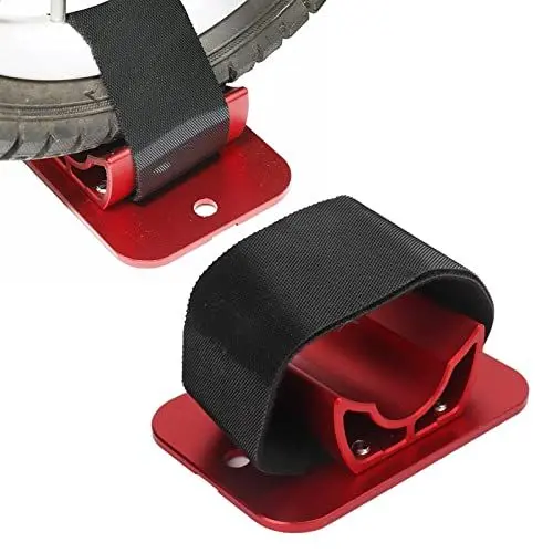 Produktbild: Fahrradträger Alu-Bike Rear-Mount mit hoher Traglast, verschleißfest, Aluminiumlegierung Auto Dachfahrrad Hinterradhalter für Autos, Coupés und Transport (Rot)
