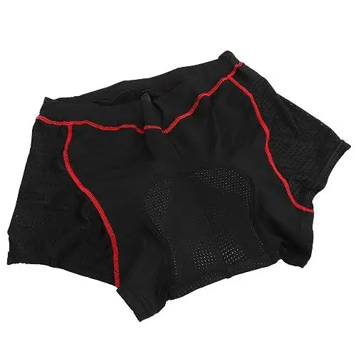 Produktbild: Fahrradunterwäsche, Elastischer Bund, 5D Gepolsterte Gel-Fahrradunterwäsche, Shorts, Netzstoff für den Außenbereich (2XL)