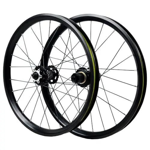 Produktbild: Fahrräder Laufradsatz 20'' Scheibenbremse Kinderfahrrad Räder Schnellspanner Felgen Verbreitern Mit Lagernaben Kassette 8 9 10 11 12 Gang