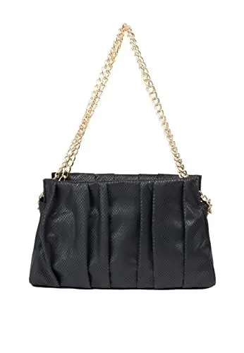 Produktbild: faina Damen Handtasche Schultertasche, SCHWARZ