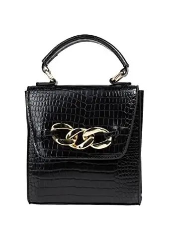 Produktbild: faina Damen Henkeltasche, SCHWARZ