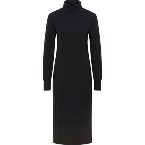 Produktbild: faina Damen Strickkleid tylin 19225142, Schwarz, M/L