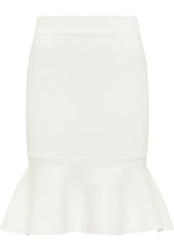 Produktbild: faina Damen Strickrock, Wollweiss, XL-XXL
