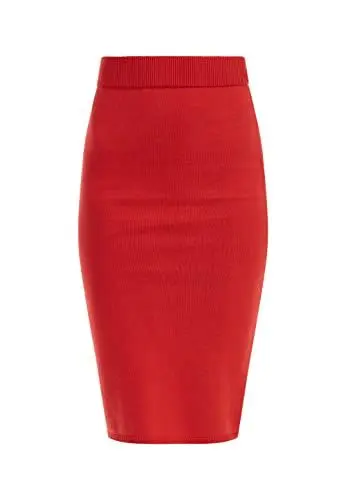 Produktbild: faina Women's Strick Midirock, Rot, M