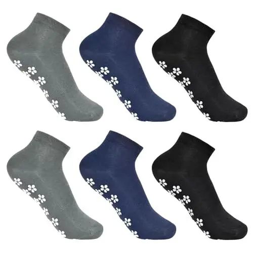 Produktbild: FAINCA 3 Paare Yoga Socken, Yoga Anti Rutsch Stoppersocken, Antirutschsocken Damen, Barfuß Socken, Yoga Rutschfeste Socken, Pilates Yogasocken, für Anti Rutsch Socken Unisex
