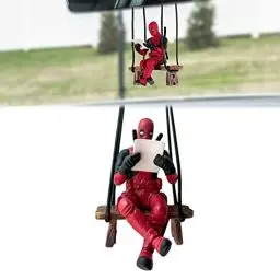 Produktbild: FAINCA Autozubehör zum Aufhängen, Auto Dekoration Charm Anhänger, Lustige Anime Deadpool Auto Hängen Ornament, Personalized Car Rear View Mirror Anhänger, für Auto Innendekoration