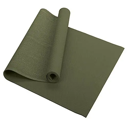 Produktbild: FAIR MOVE XXL Yogamatte rutschfest schadstofffrei 175x60 cm – 100% plastikfrei & Yoga-Matte Naturkautschuk & vegan – Fair gehandelte Sportmatte Fitnessmatte Gymnastikmatte in Olive