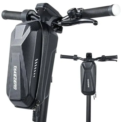 Produktbild: Faireach E Scooter Tasche für Roller, 3L Große Kapazität Roller Tasche, wasserdichte Front Tube Bag mit Eva Hard Sell, Lenkertasche Escooter für Xiaomi Mijia Sedway Ninebot