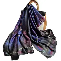 Produktbild: FAIRYGATE Halstuch Damen Seide Seidentuch Damen Stola Warm Schal Elegant Stola Schal Festlich Tuch Schal Frauen für Abendkleider Hochzeit 83033