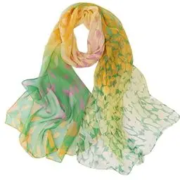 Produktbild: FAIRYGATE Schal Grün Damen Schal Damen Schals & Tücher Halstuch Pashmina aus Chiffon für Sommer Frühling Ganzjährig XXL Tuch Damenschal Multifunktionstuch Stola Chiffontücher A4317