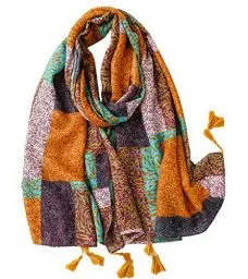 Produktbild: FAIRYGATE Schals für Damen Tuch Damen im Bunter Muster Design Hochwertiger Schal für Frauen Mädchen Halstuch Schal Damenschal 99015