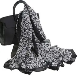 Produktbild: FAIRYGATE Tuch Damen Chiffon Schal Seidentuch Haare Chiffon Stola Perfekt zu Jedem Abendkleid Hochzeit Abend Halstücher für Damen A4311