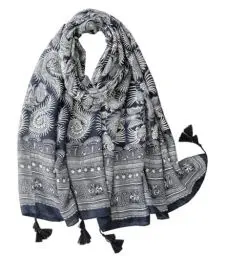 Produktbild: FAIRYGATE Tuch Schal Damen Blumenmuster Schal für Frauen Leichtgewicht für Herbst Winter Schals Schal Wrap 9037